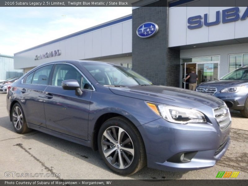 Twilight Blue Metallic / Slate Black 2016 Subaru Legacy 2.5i Limited