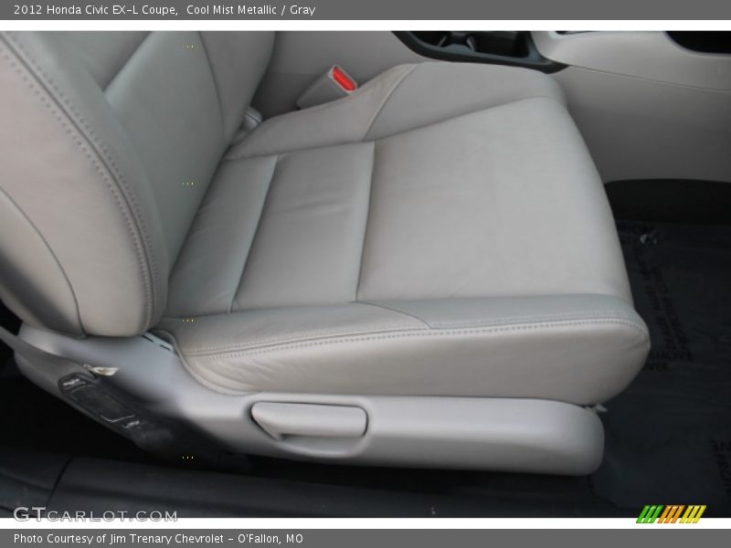 Cool Mist Metallic / Gray 2012 Honda Civic EX-L Coupe