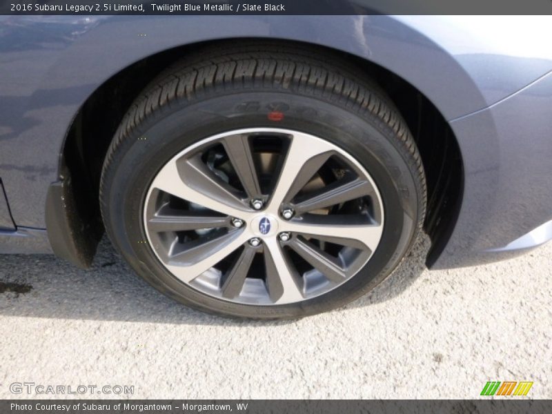 Twilight Blue Metallic / Slate Black 2016 Subaru Legacy 2.5i Limited