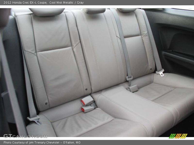 Cool Mist Metallic / Gray 2012 Honda Civic EX-L Coupe