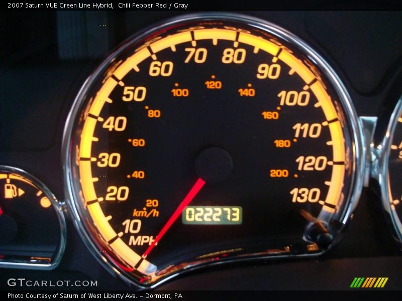 Chili Pepper Red / Gray 2007 Saturn VUE Green Line Hybrid