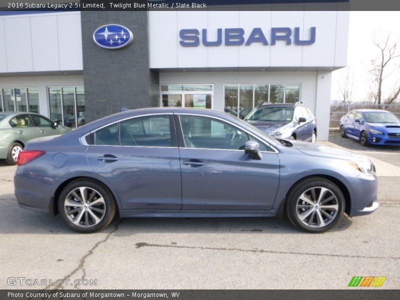 Twilight Blue Metallic / Slate Black 2016 Subaru Legacy 2.5i Limited