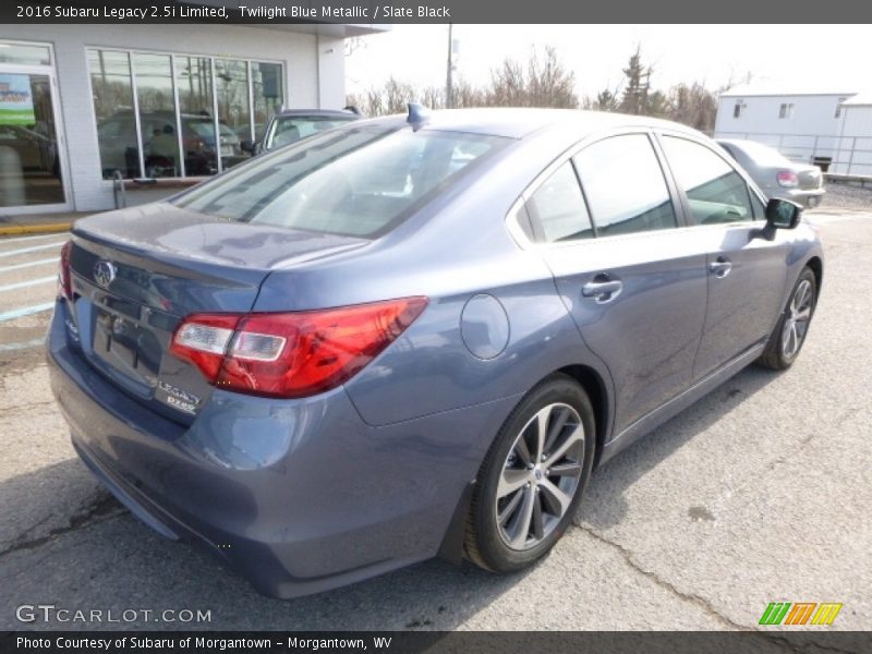 Twilight Blue Metallic / Slate Black 2016 Subaru Legacy 2.5i Limited