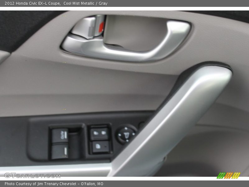 Cool Mist Metallic / Gray 2012 Honda Civic EX-L Coupe
