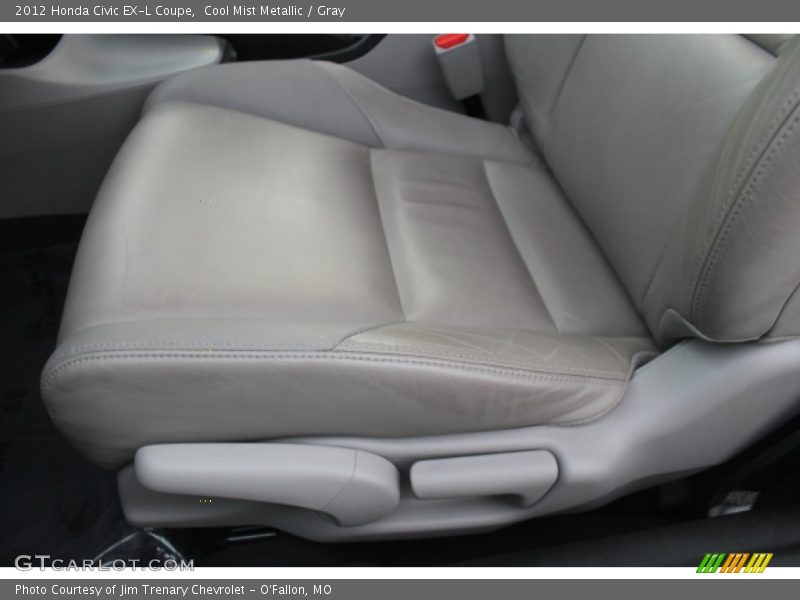 Cool Mist Metallic / Gray 2012 Honda Civic EX-L Coupe