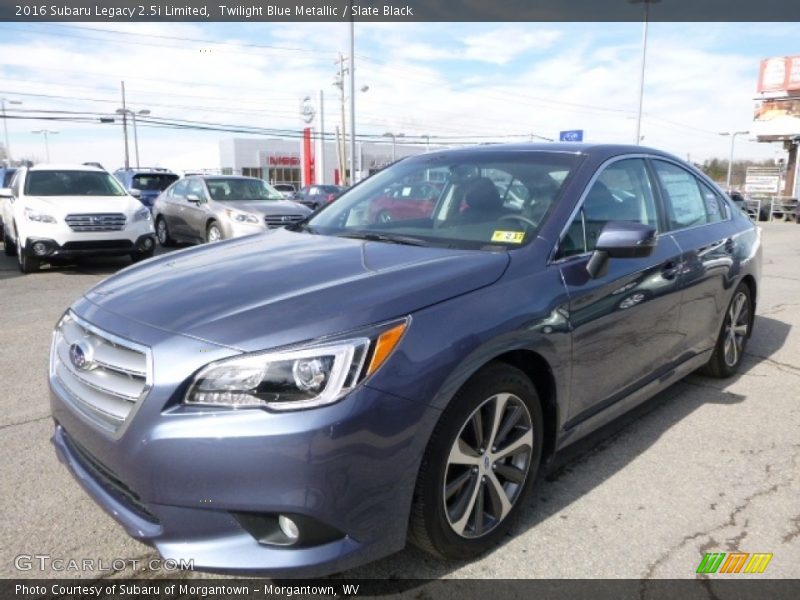 Twilight Blue Metallic / Slate Black 2016 Subaru Legacy 2.5i Limited