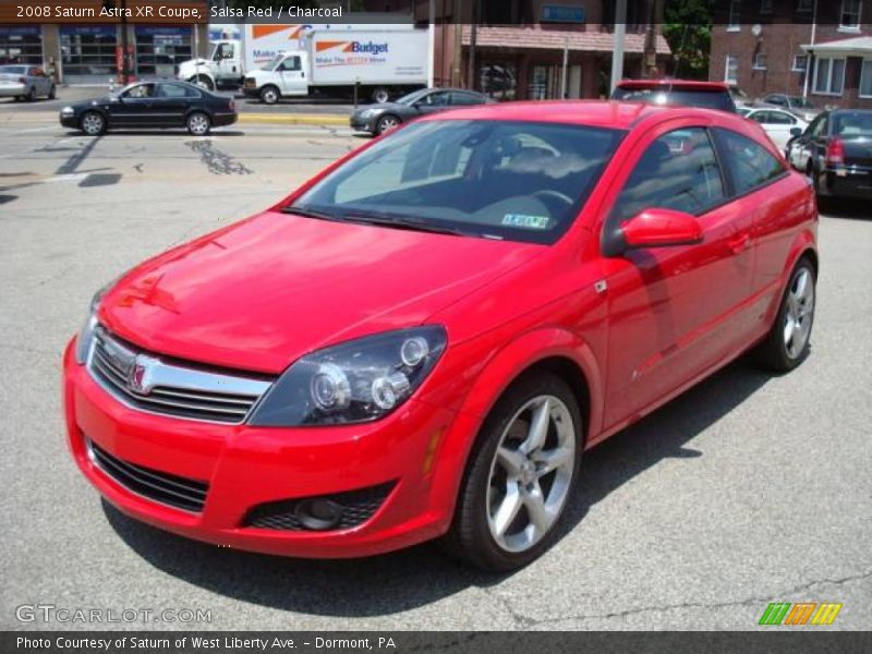 Salsa Red / Charcoal 2008 Saturn Astra XR Coupe