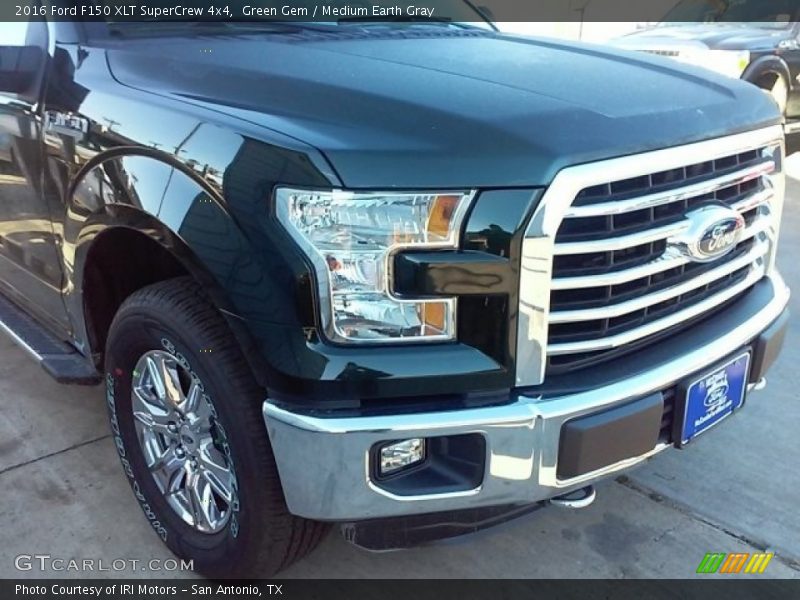 Green Gem / Medium Earth Gray 2016 Ford F150 XLT SuperCrew 4x4