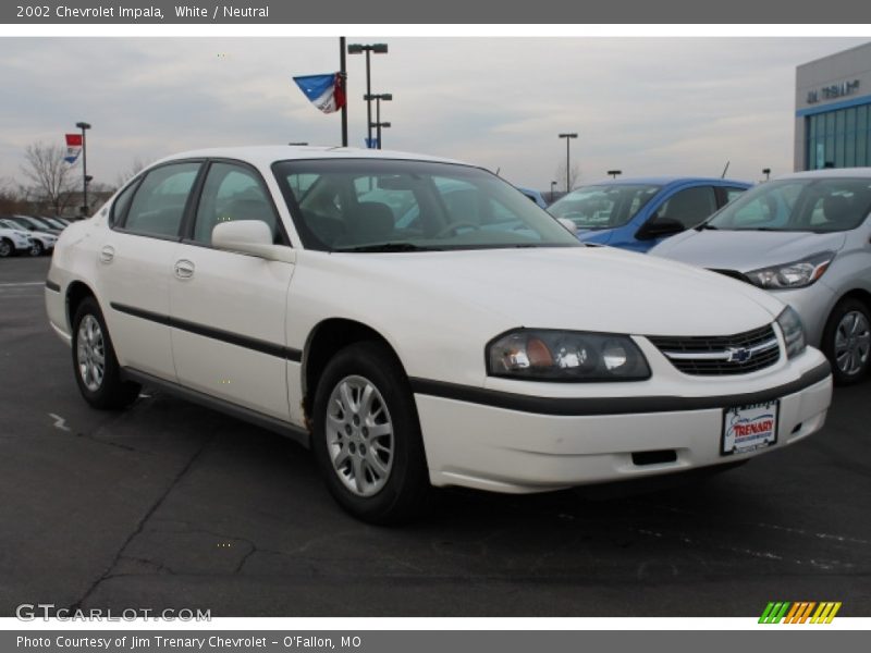 White / Neutral 2002 Chevrolet Impala