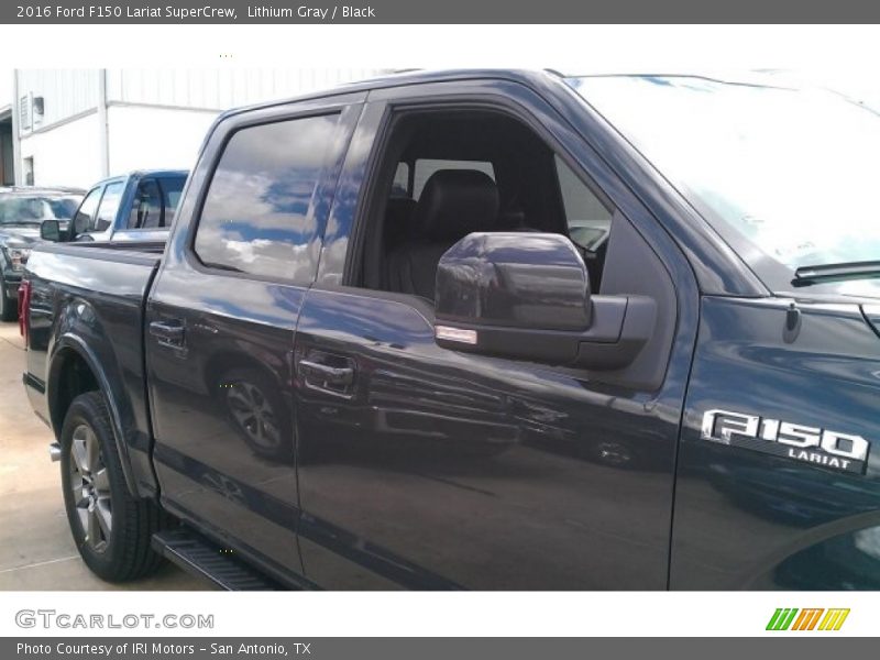 Lithium Gray / Black 2016 Ford F150 Lariat SuperCrew