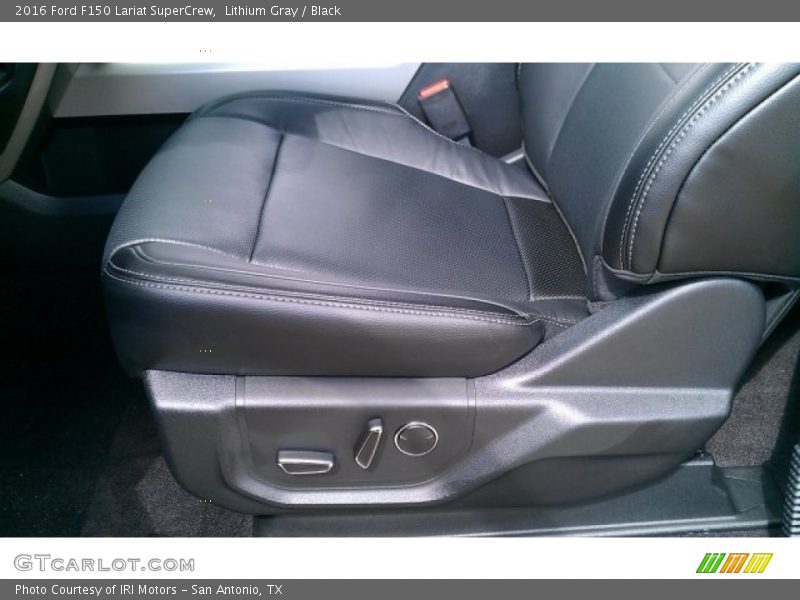Lithium Gray / Black 2016 Ford F150 Lariat SuperCrew