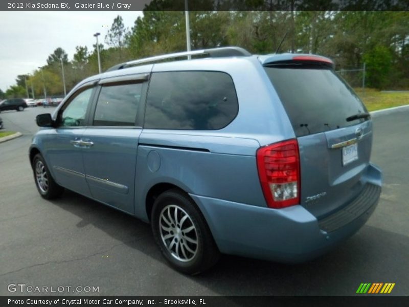 Glacier Blue / Gray 2012 Kia Sedona EX