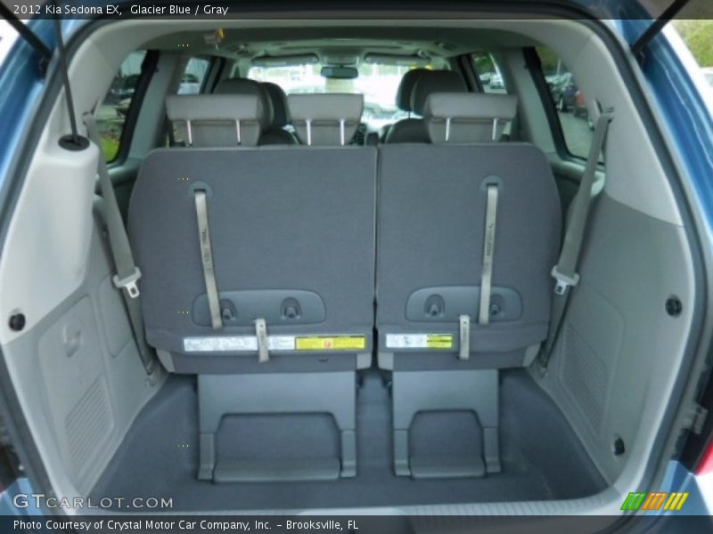 Glacier Blue / Gray 2012 Kia Sedona EX