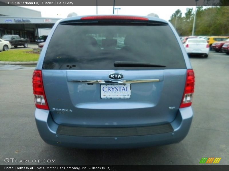 Glacier Blue / Gray 2012 Kia Sedona EX