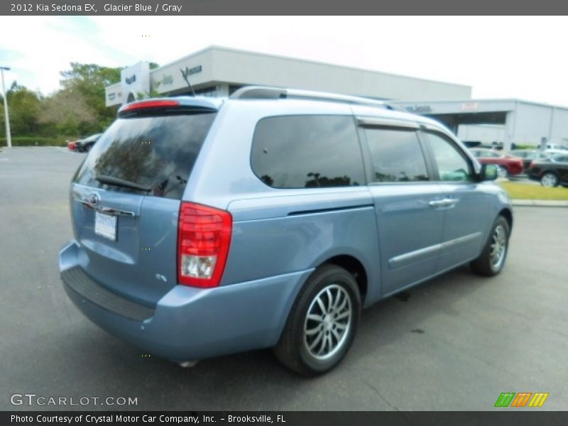 Glacier Blue / Gray 2012 Kia Sedona EX
