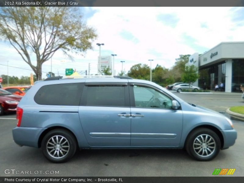 Glacier Blue / Gray 2012 Kia Sedona EX