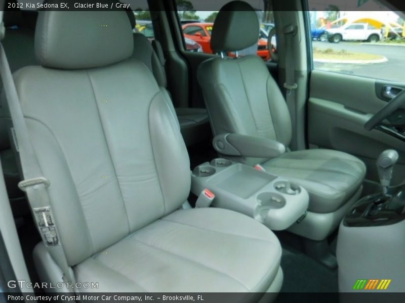 Glacier Blue / Gray 2012 Kia Sedona EX