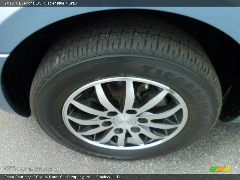 Glacier Blue / Gray 2012 Kia Sedona EX
