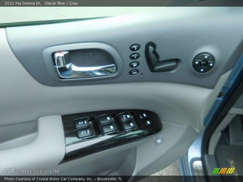 Glacier Blue / Gray 2012 Kia Sedona EX