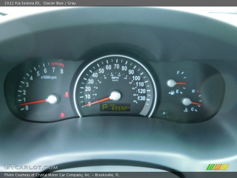 Glacier Blue / Gray 2012 Kia Sedona EX