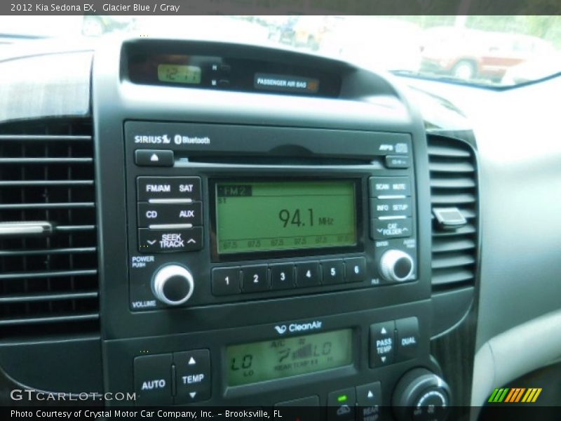 Glacier Blue / Gray 2012 Kia Sedona EX