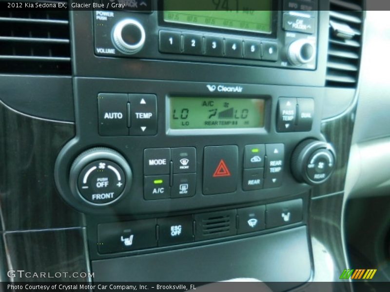 Glacier Blue / Gray 2012 Kia Sedona EX