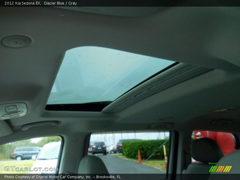 Glacier Blue / Gray 2012 Kia Sedona EX