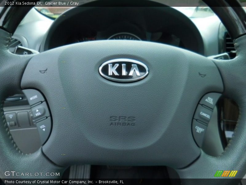 Glacier Blue / Gray 2012 Kia Sedona EX