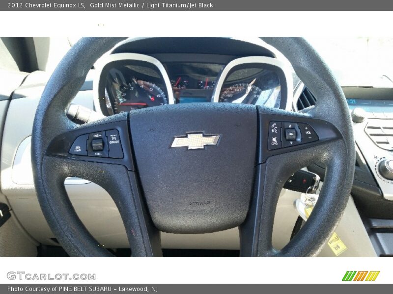 Gold Mist Metallic / Light Titanium/Jet Black 2012 Chevrolet Equinox LS