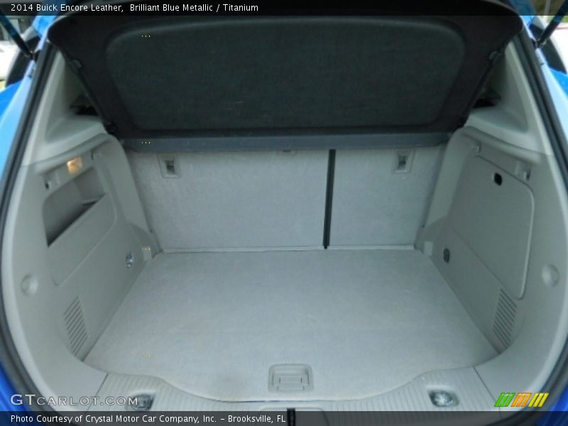 Brilliant Blue Metallic / Titanium 2014 Buick Encore Leather