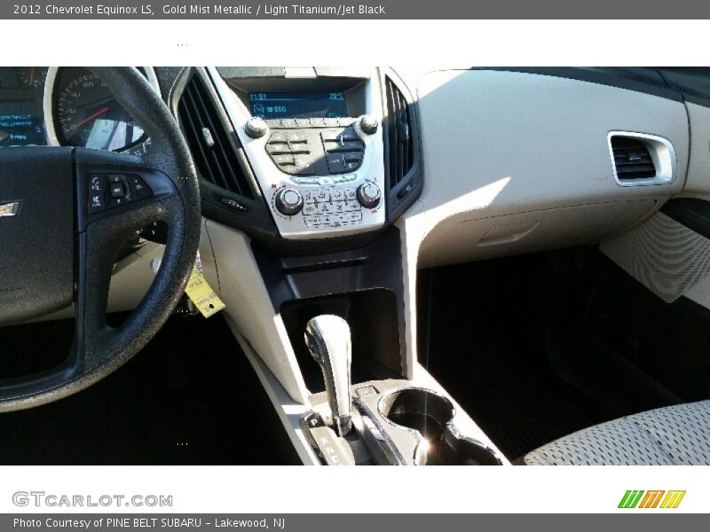 Gold Mist Metallic / Light Titanium/Jet Black 2012 Chevrolet Equinox LS