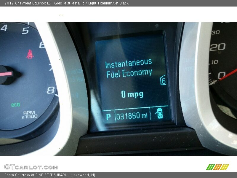 Gold Mist Metallic / Light Titanium/Jet Black 2012 Chevrolet Equinox LS