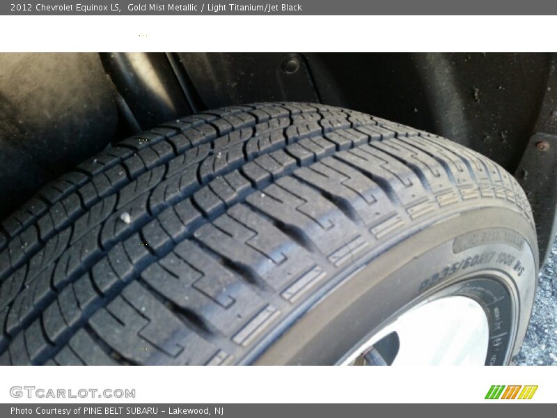 Gold Mist Metallic / Light Titanium/Jet Black 2012 Chevrolet Equinox LS