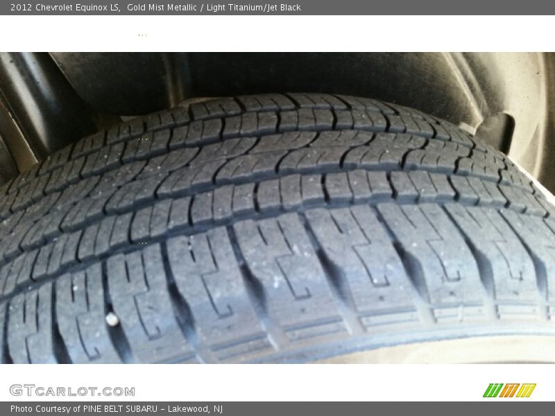 Gold Mist Metallic / Light Titanium/Jet Black 2012 Chevrolet Equinox LS