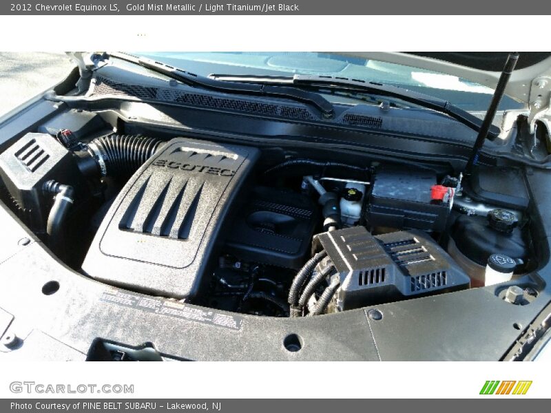 Gold Mist Metallic / Light Titanium/Jet Black 2012 Chevrolet Equinox LS