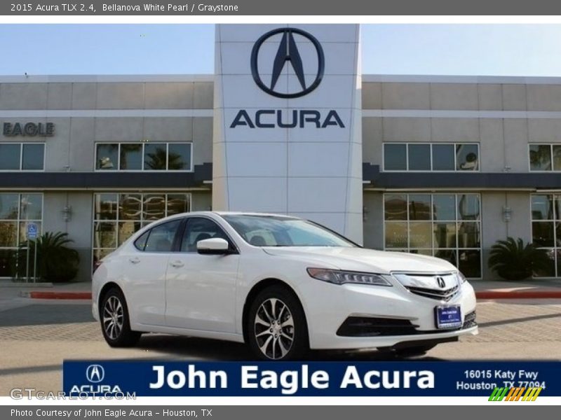 Bellanova White Pearl / Graystone 2015 Acura TLX 2.4