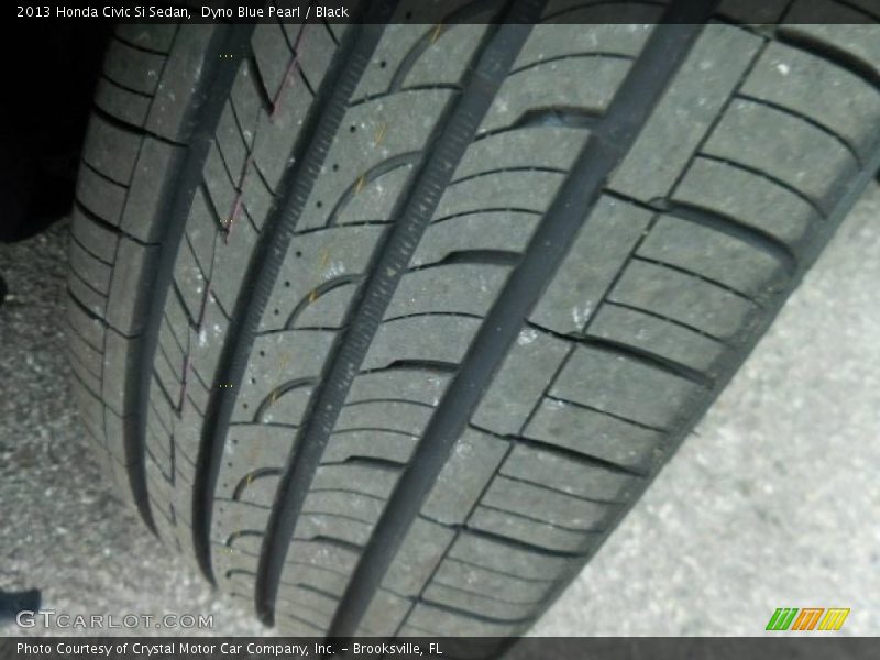 Dyno Blue Pearl / Black 2013 Honda Civic Si Sedan