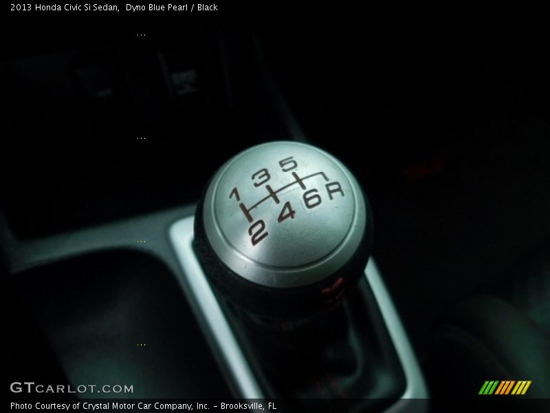 Dyno Blue Pearl / Black 2013 Honda Civic Si Sedan