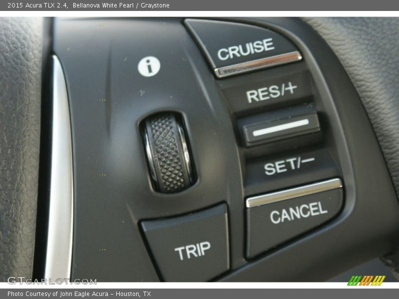 Bellanova White Pearl / Graystone 2015 Acura TLX 2.4