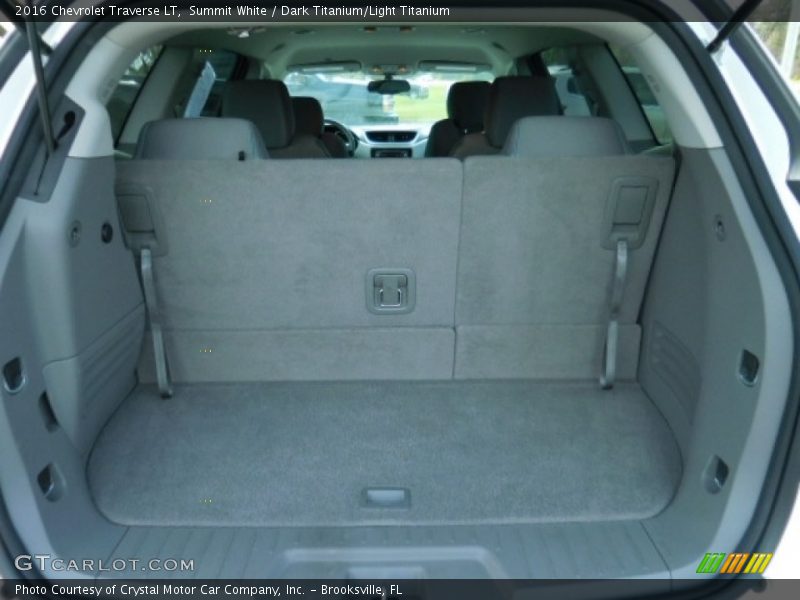 Summit White / Dark Titanium/Light Titanium 2016 Chevrolet Traverse LT