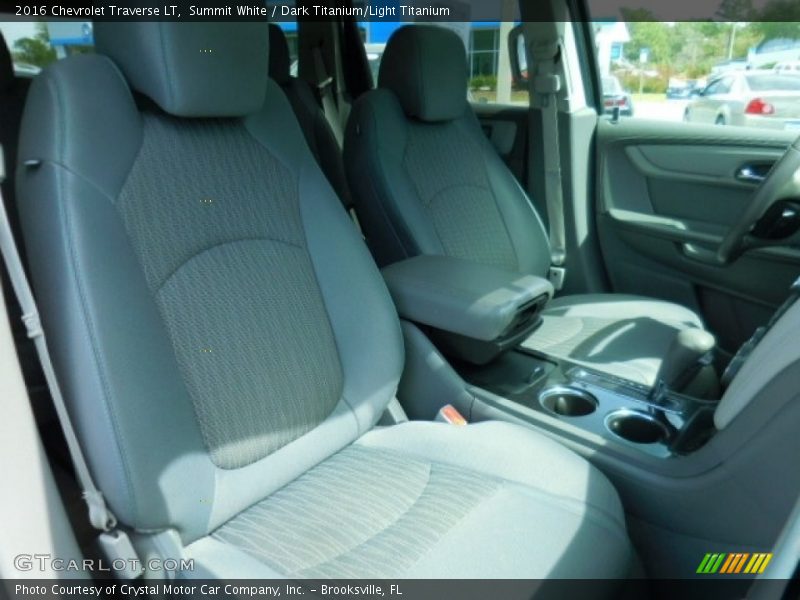 Summit White / Dark Titanium/Light Titanium 2016 Chevrolet Traverse LT
