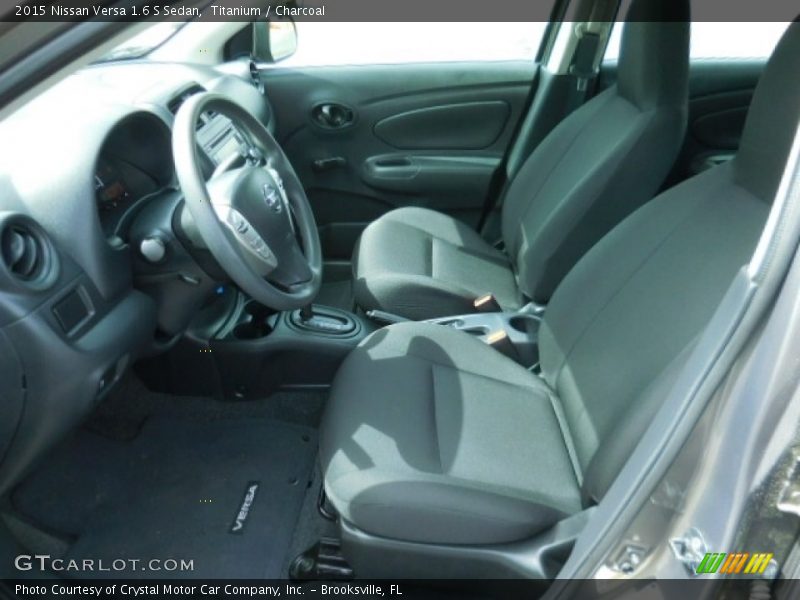 Titanium / Charcoal 2015 Nissan Versa 1.6 S Sedan