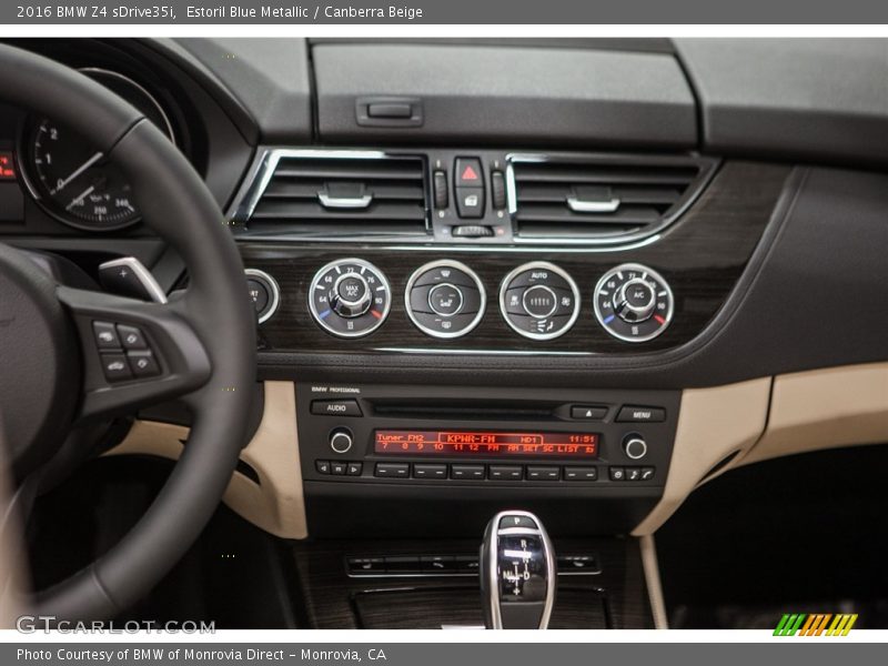 Estoril Blue Metallic / Canberra Beige 2016 BMW Z4 sDrive35i