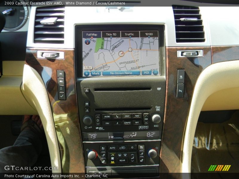 White Diamond / Cocoa/Cashmere 2009 Cadillac Escalade ESV AWD