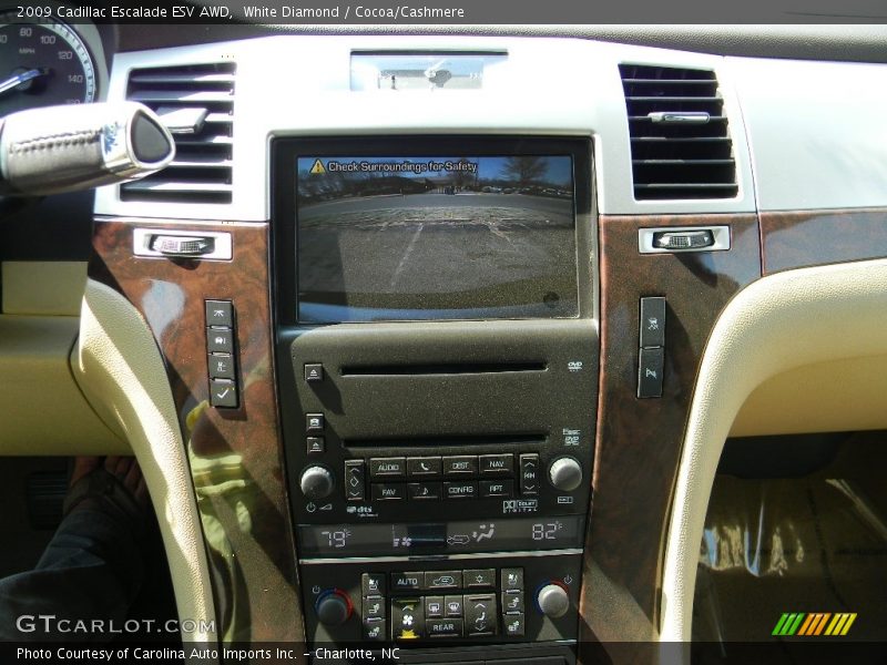 White Diamond / Cocoa/Cashmere 2009 Cadillac Escalade ESV AWD