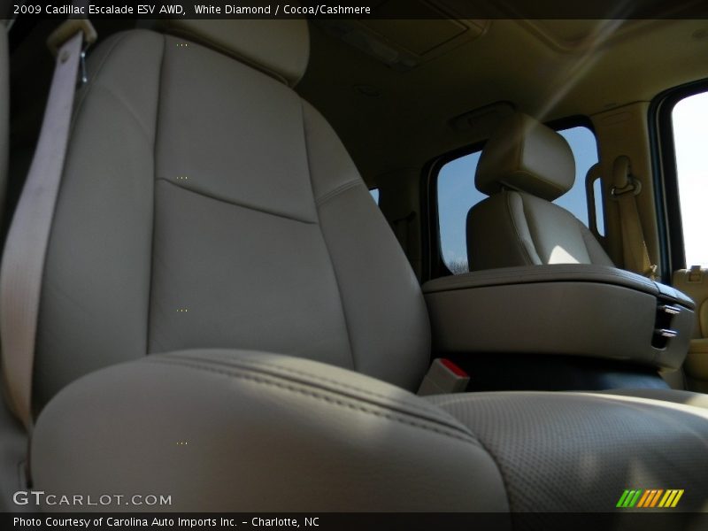 White Diamond / Cocoa/Cashmere 2009 Cadillac Escalade ESV AWD