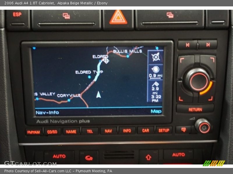 Alpaka Beige Metallic / Ebony 2006 Audi A4 1.8T Cabriolet