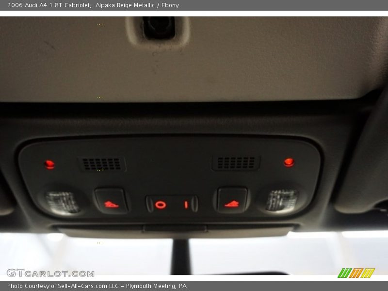 Alpaka Beige Metallic / Ebony 2006 Audi A4 1.8T Cabriolet