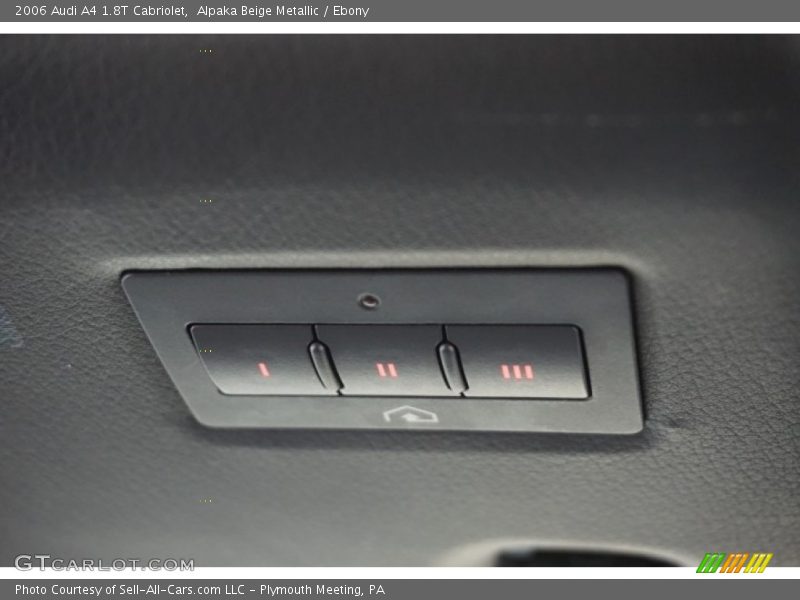 Alpaka Beige Metallic / Ebony 2006 Audi A4 1.8T Cabriolet