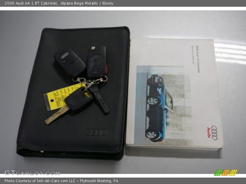 Alpaka Beige Metallic / Ebony 2006 Audi A4 1.8T Cabriolet